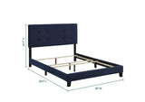 MOD-5859-MID Amira Performance Velvet Full Bed By Modway