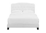 MOD-5991-WHI Amelia Faux Leather Full Bed By Modway