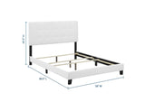 MOD-6000-WHI Amira Upholstered Fabric Full Bed By Modway