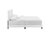MOD-6000-WHI Amira Upholstered Fabric Full Bed By Modway