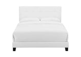 MOD-6001-WHI Amira Upholstered Fabric Queen Bed By Modway