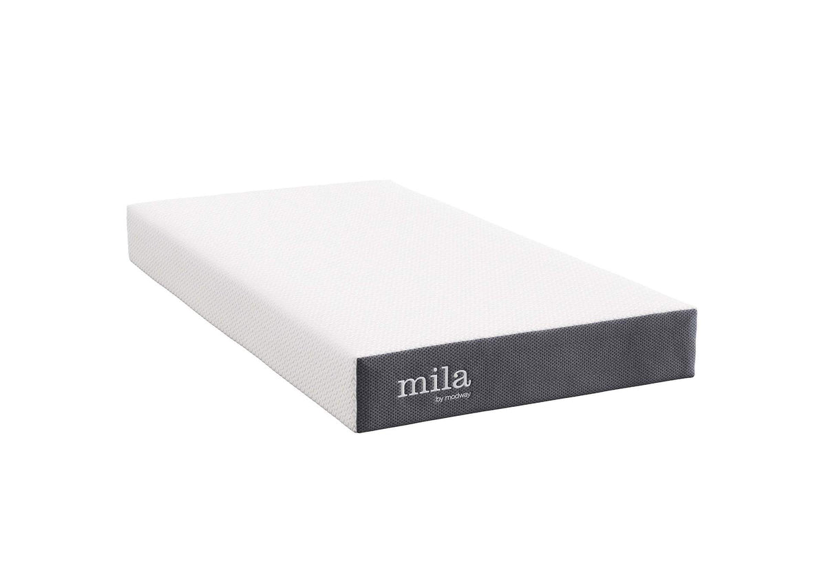 MOD-6256-WHI Mila 8" Twin Mattress By Modway