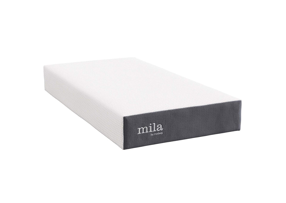 MOD-6260-WHI Mila 10" Twin Mattress By Modway