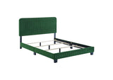 MOD-6330-EME Celine Channel Tufted Performance Velvet Queen Bed By Modway