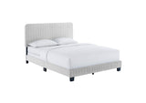 MOD-6331-LGR Celine Channel Tufted Performance Velvet Full Bed By Modway