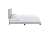 MOD-6331-LGR Celine Channel Tufted Performance Velvet Full Bed By Modway