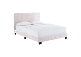 MOD-6331-PNK Celine Channel Tufted Performance Velvet Full Bed By Modway