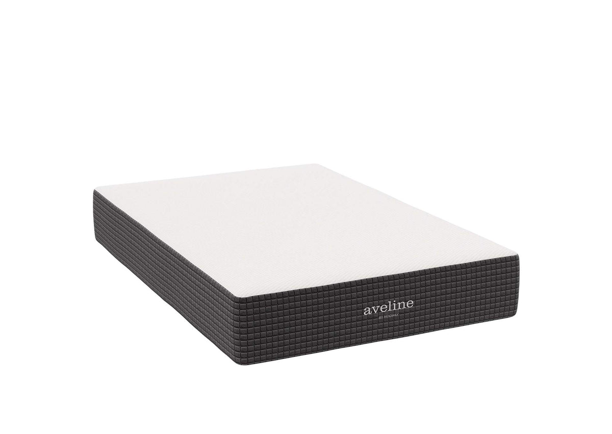 MOD-6599-WHI Aveline 12" Memory Foam Full Mattress By Modway