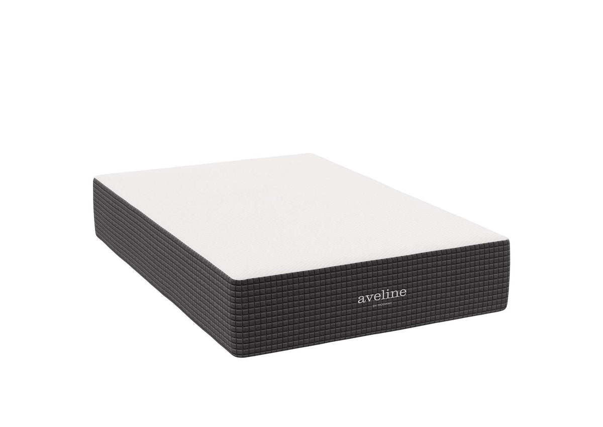MOD-6603-WHI Aveline 14" Memory Foam Full Mattress By Modway