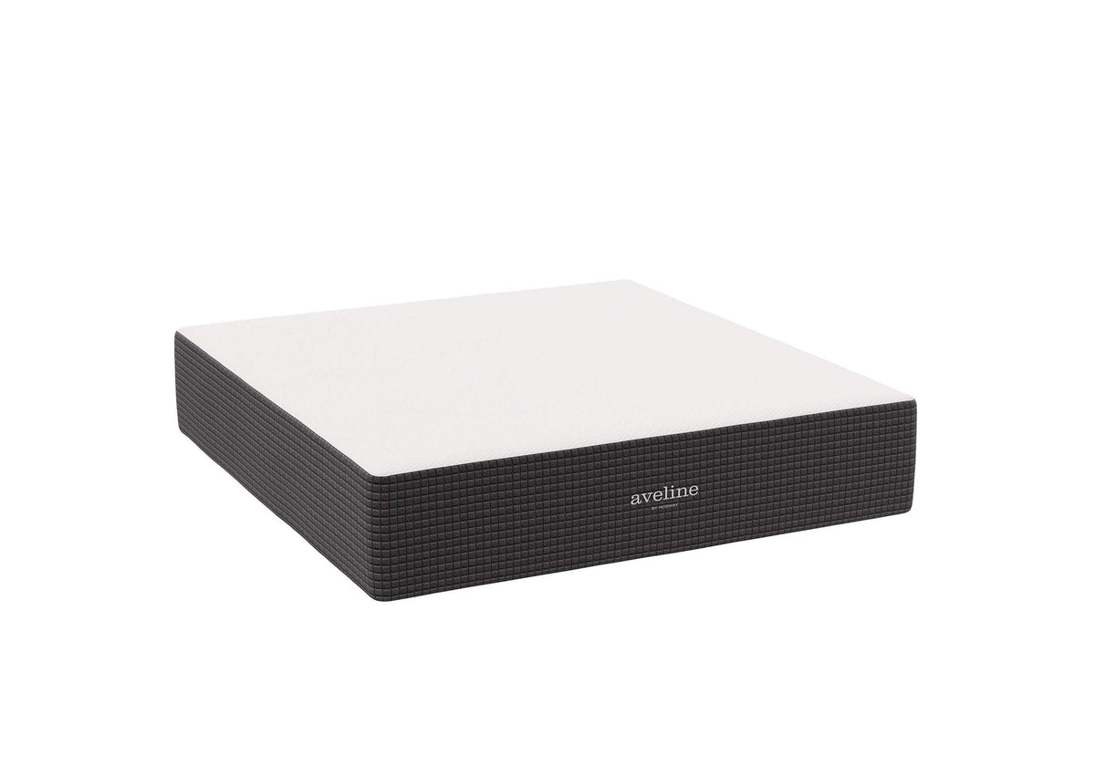 MOD-6609-WHI Aveline 16" Memory Foam King Mattress By Modway