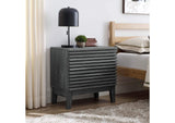 MOD-6964-CHA Render Two-Drawer Nightstand By Modway