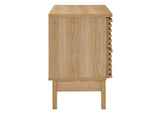 MOD-6964-OAK Render Two-Drawer Nightstand By Modway
