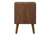 MOD-7017-WAL-WHI Transmit 2-Drawer Nightstand By Modway