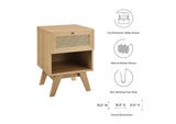 MOD-7049-OAK Soma 1-Drawer Nightstand By Modway