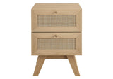 MOD-7050-OAK Soma 2-Drawer Nightstand By Modway
