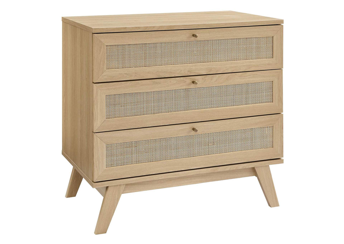 MOD-7051-OAK Soma 3-Drawer Dresser By Modway