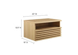 MOD-7058-OAK Render Wall-Mount Nightstand By Modway