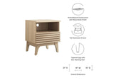 MOD-7070-OAK Render Nightstand By Modway