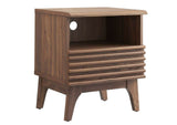 MOD-7070-WAL Render Nightstand By Modway