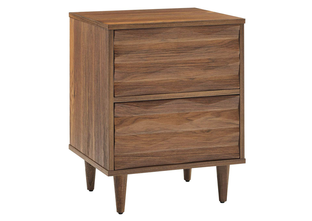 MOD-7080-WAL Vespera 2-Drawer Nightstand By Modway