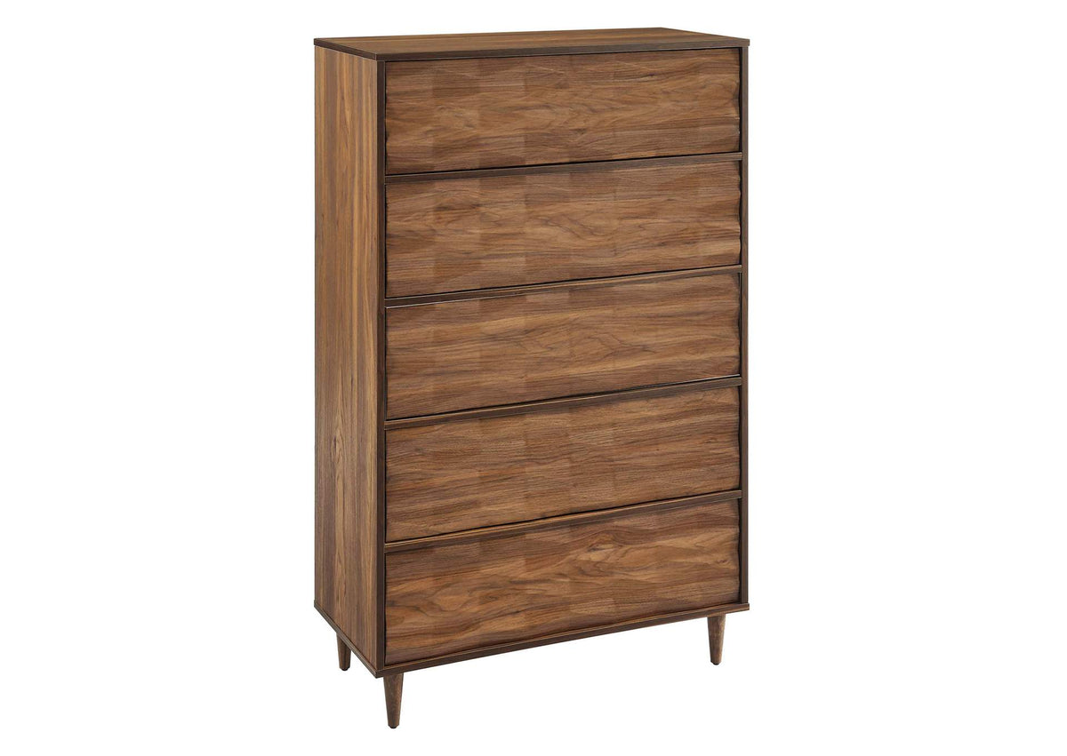 MOD-7082-WAL Vespera 5-Drawer Chest By Modway