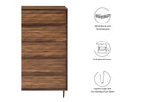 MOD-7082-WAL Vespera 5-Drawer Chest By Modway