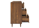 MOD-7083-WAL Vespera 6-Drawer Dresser By Modway