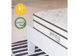 MOD-7092-WHI Jenna 6" Innerspring And Foam Narrow Twin Mattress By Modway