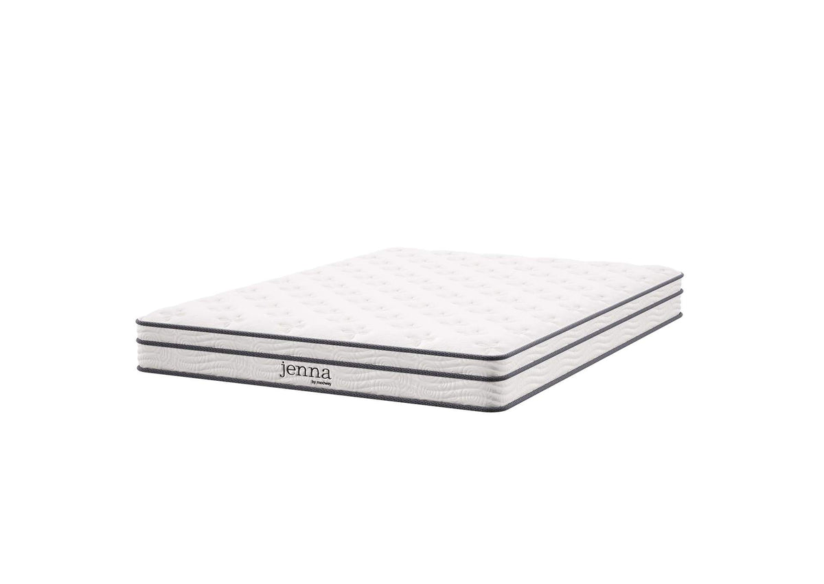 MOD-7094-WHI Jenna 6" Innerspring And Foam Full Mattress By Modway