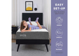 MOD-7099-WHI Mila 5 Inch Twin Mattress By Modway