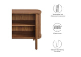 MOD-7157-WAL Cadence Open Nightstand By Modway