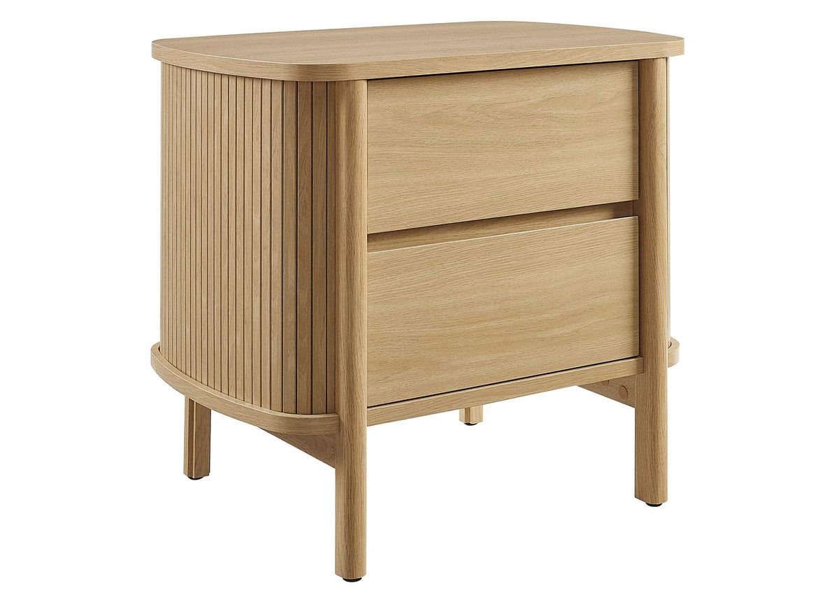 MOD-7158-OAK Cadence 2-Drawer Nightstand By Modway
