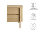 MOD-7158-OAK Cadence 2-Drawer Nightstand By Modway