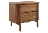 MOD-7158-WAL Cadence 2-Drawer Nightstand By Modway