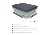 Mira 8" Queen Gel-Infused Memory Foam Hybrid Mattress