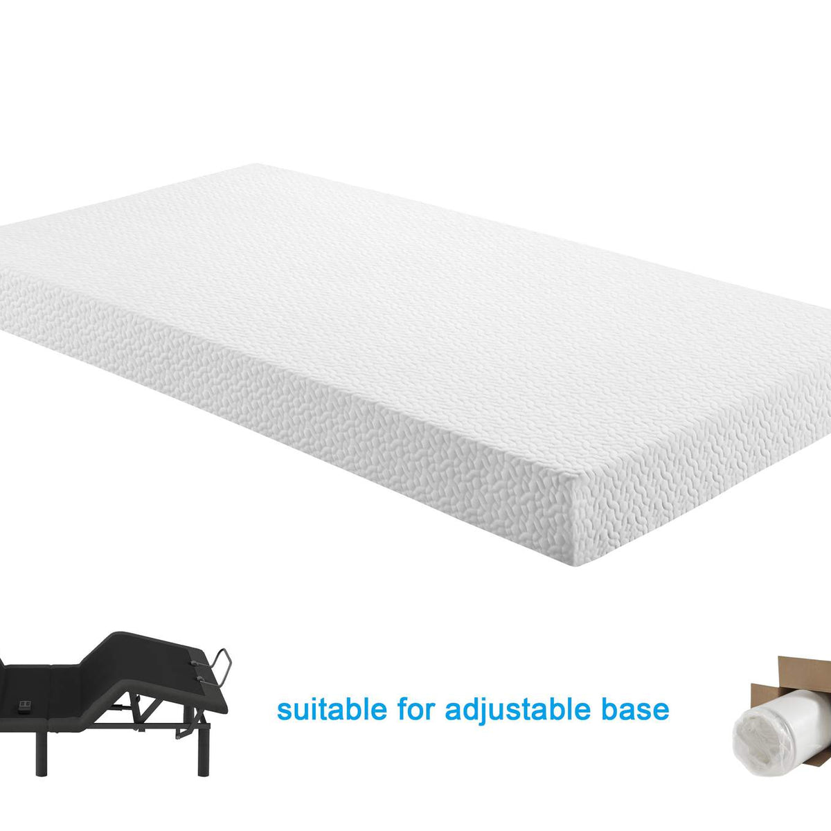 MT-G08Q Altair 8" Queen Gel-Infused Memory Foam Mattress