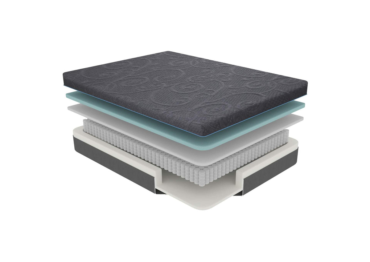 MT-H08Q Mira 8" Queen Gel-Infused Memory Foam Hybrid Mattress