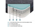 MT-H11CK Mira 11" California King Gel-Infused Memory Foam Hybrid Mattress
