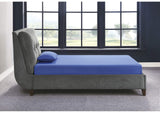 MT-PG07BLF Leo 7" Blue Full Gel-Infused Memory Foam Mattress and Pillow Set