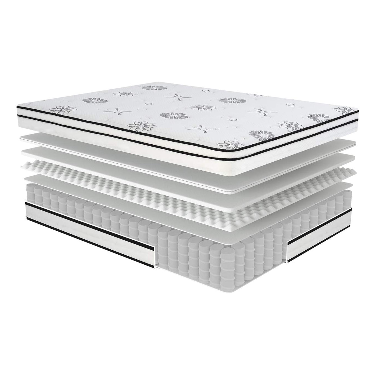 MT-PH12CK Vela 12" California King Hybrid Mattress