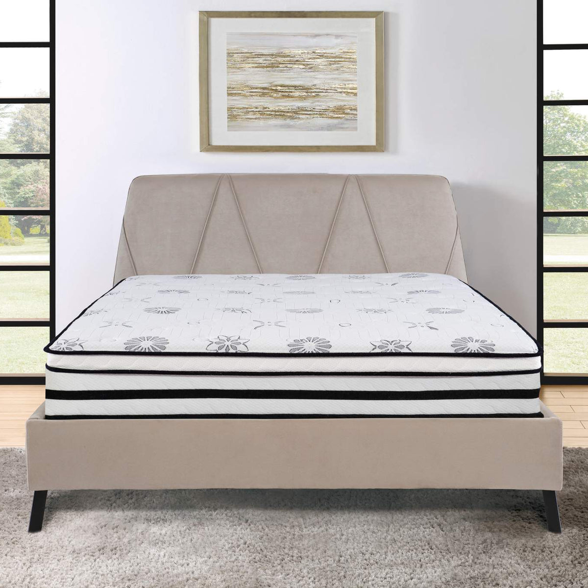 MT-PH12EK Vela 12" Eastern King Hybrid Mattress