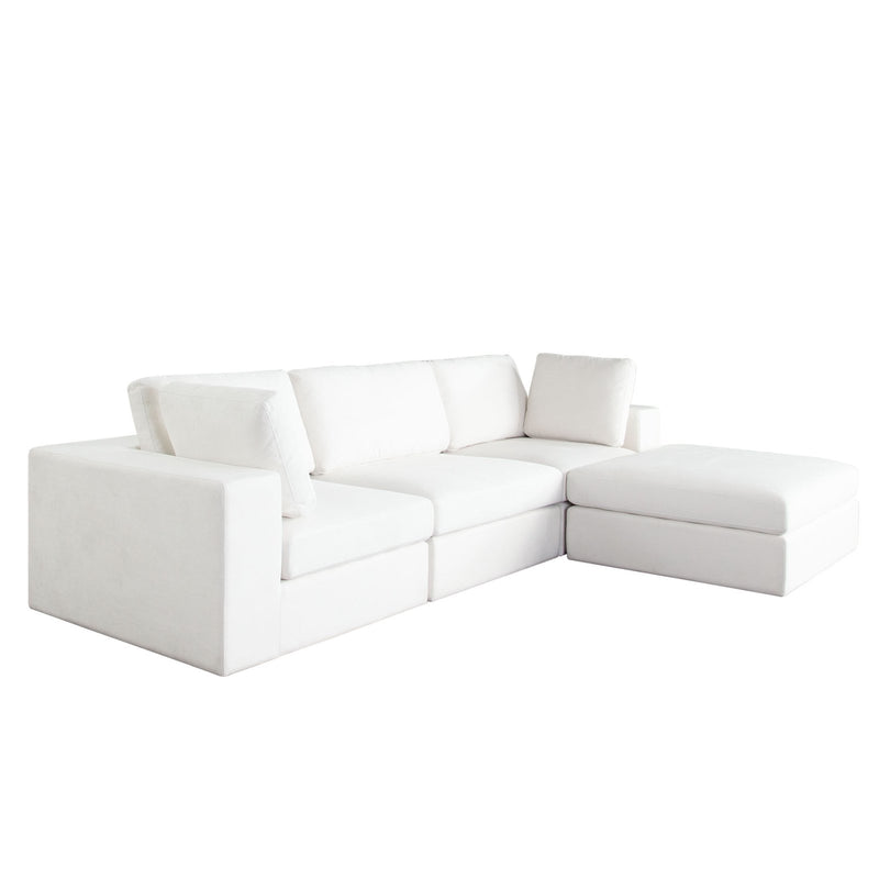 Muse 4PC Modular Reversible Chaise Sectional
