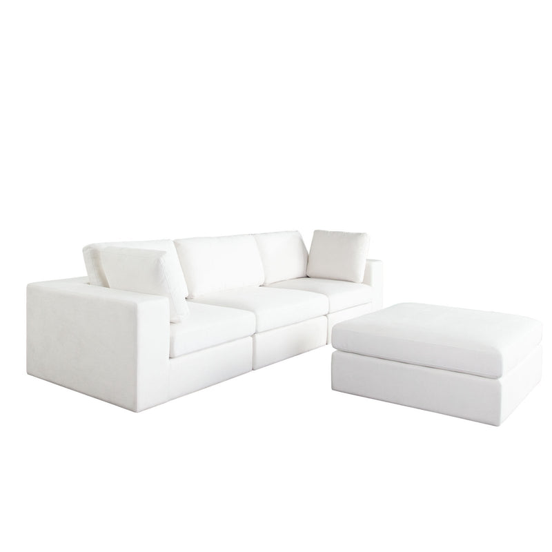 Muse 4PC Modular Reversible Chaise Sectional