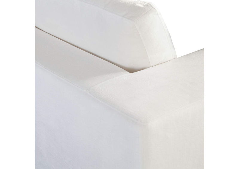 MUSECHWH Muse Accent Chair In Mist White Performance Fabric