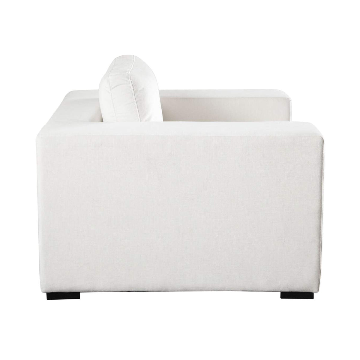 MUSECHWH Muse Accent Chair In Mist White Performance Fabric