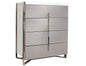 Martelli White Lacquer Chest