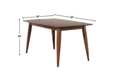 DLU-MC3660 Sunset Trading Mid Century 60" Rectangular Dining Table