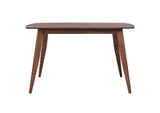 DLU-MC3660-C45-SR6P Sunset Trading Mid Century 6 Piece Dining Table Set | Padded Performace Fabric Seats | Server