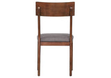 DLU-MC-C45-2 Sunset Trading Mid Century Dining Chair | Padded Performace Fabric Seat | Set of 2