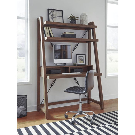 Autumn Ladder Desk in Flint Oak